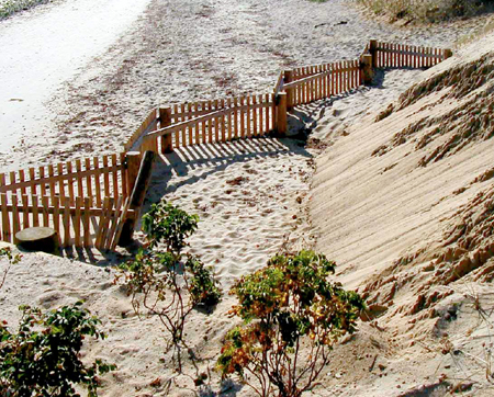 beach fence