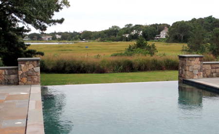 Invisible edge pool